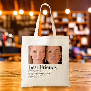 Foto-Definition von besten Freunden Tragetasche