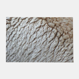 Foto der Abstrakten Natur aus Schafwolle Fußmatte