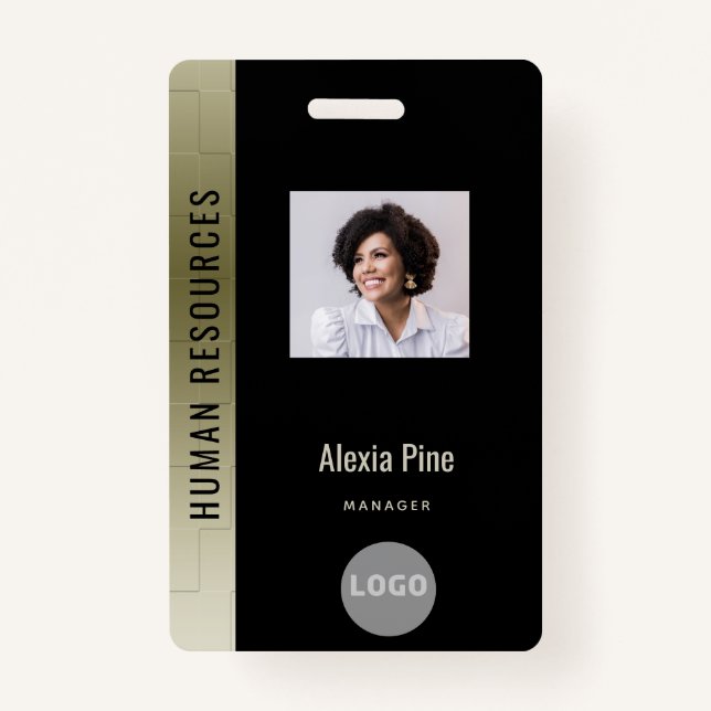 Foto der Abteilung Firmenname Ausweis (Vorderseite)