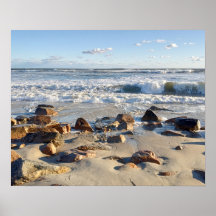 Foto der Atlantischen Ozeanwellen