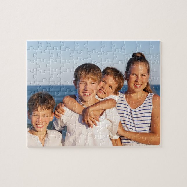 Foto der benutzerdefinierten Familie beibehalten Puzzle (Horizontal)