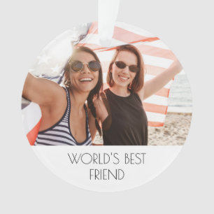 Foto der besten Freunde Ornament