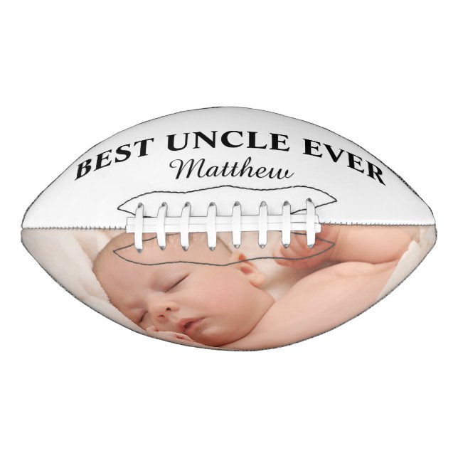 Foto der besten Onkel je Familie Modernes Football (Vorderseite)