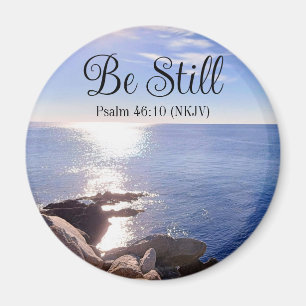 Foto der Bibel des stillen Blauen Ozeans Verse Got Magnet