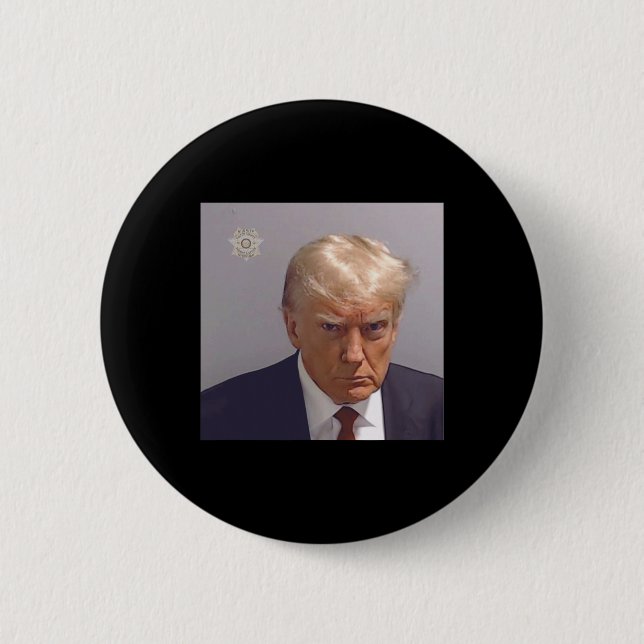 Foto der Buchung von Donald Trump Button (Vorderseite)
