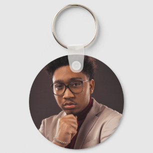 Foto der eigenen Familie, einfach minimalistisch Schlüsselanhänger