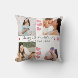 Foto der ersten Mutter Kissen