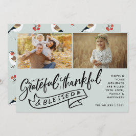 Foto der Familie Boho Bird Weihnachten