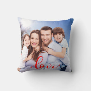 Foto der Familie - Liebe Kissen