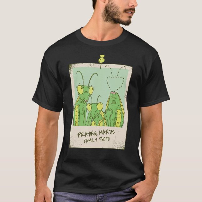 Foto der Familie Mantis beten Mantis T-Shirt (Vorderseite)