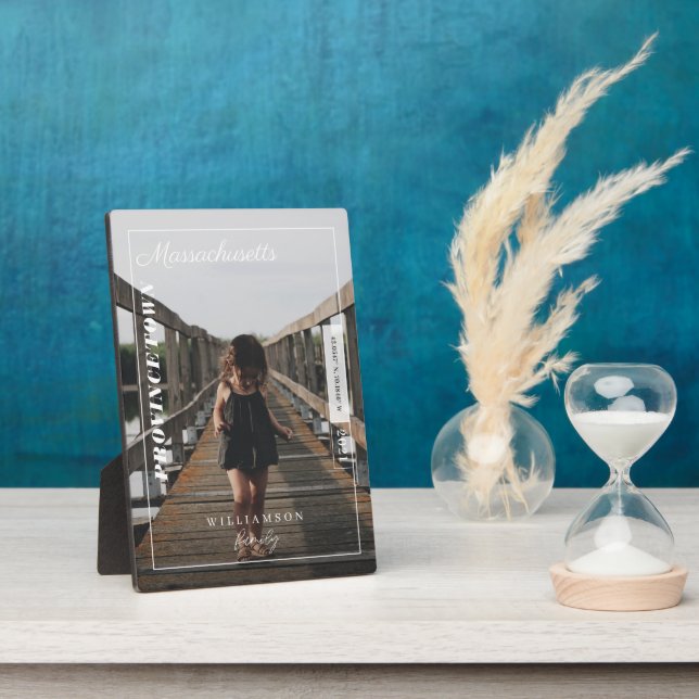 Foto der Familie Moderne Redaktion Reisegepäck Fotoplatte (Seite)