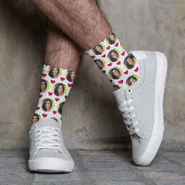 Foto der Freundin zum Valentinstag Socken