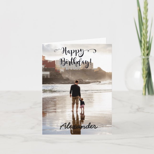 Foto der Geburtstagskarte Dankeskarte (Vorderseite)