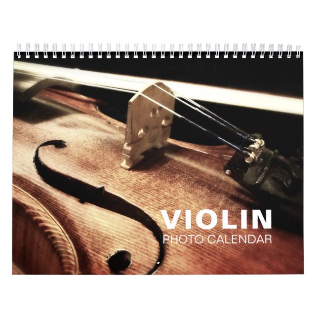 Foto der Geige Kalender (Titelbild)