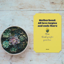 Foto der gelben Iris | Muttertagsangebot Feiertagskarte