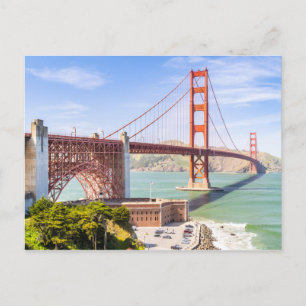 Foto der Golden Gate Bridge Postkarte