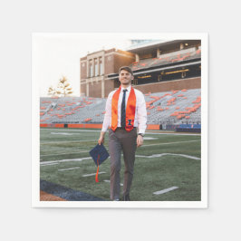 Foto der Graduierungspartei Serviette