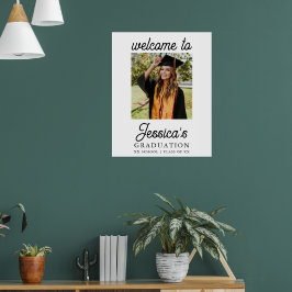 Foto der Graduierungspartei Willkommen Poster