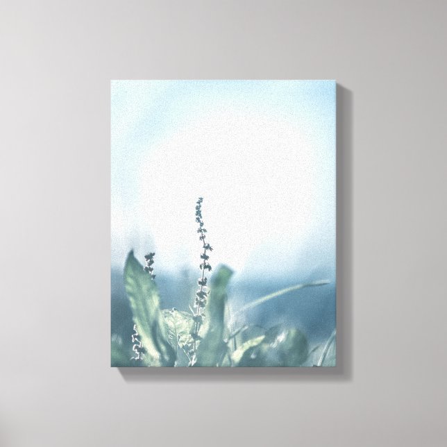 Foto der grünen Wiese Leinwanddruck (Vorderseite)