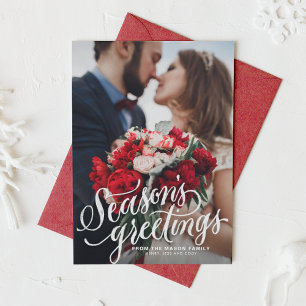 Foto der Grüße der Saison Feiertagskarte