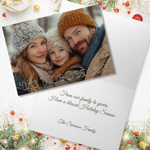 Foto der Grüße der Saison Karte