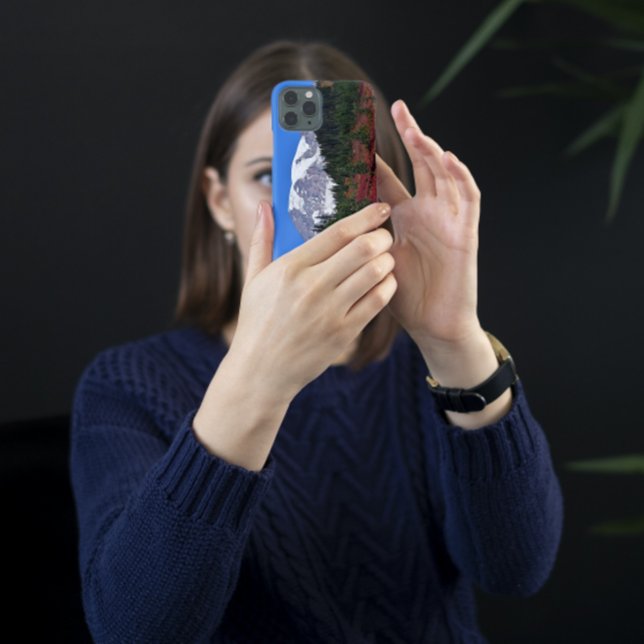 Foto der Herbstfarben des Berges Rainier Case-Mate iPhone Hülle (In Situ)