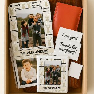 Foto der Hirschköpfe Magnet