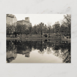 Foto der Landschaft des Central Park Postkarte