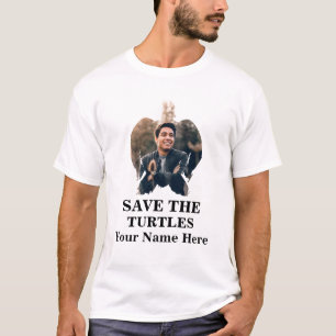 Foto der Meeresschildkröten rette die Meeresschild T-Shirt
