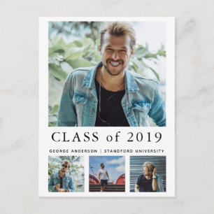 Foto der Minimalistischen Graduierungspartei Postkarte