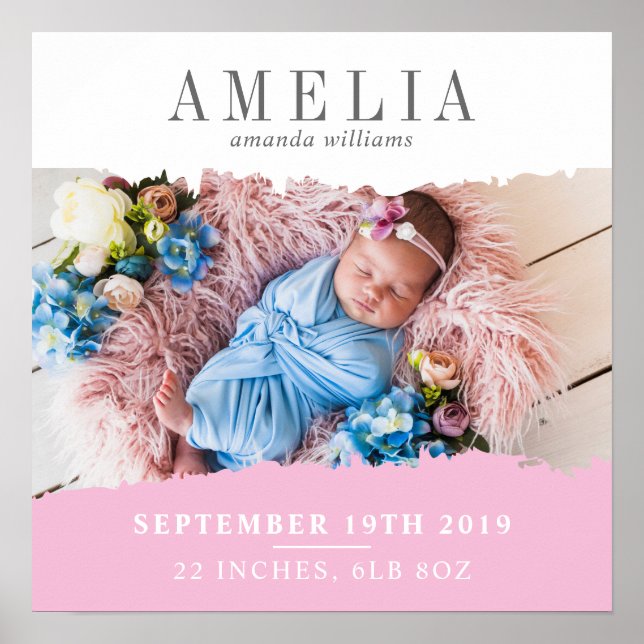 Foto der modernen Geburtsstadien Poster (Vorne)