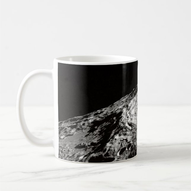 FOTO DER MONDOBERFLÄCHE KAFFEETASSE (Links)