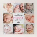 Foto der Mutter Puzzle<br><div class="desc">Niedlichen personalisierte Mütter Tag Puzzle mit 8 Fotos aus der Familie der Kinder, das niedliche Sprichwort "glückliche 1. Mütter mit Liebe", ein rosa Herz und der Name des Kindes.</div>