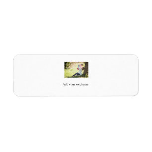 Foto der Mutter-Tochter-Familie fügt Bildtext-Name