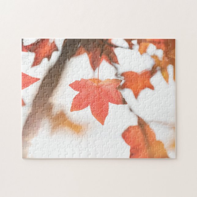 Foto der Roten Herbstleaf Puzzle (Horizontal)