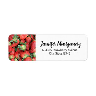 Foto der Roten Juicy Erdbeeren