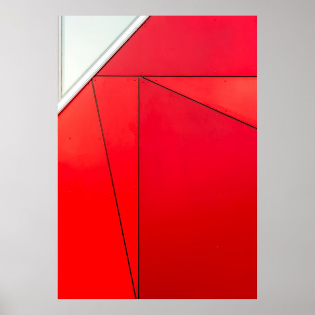 Foto der roten Tafel Poster (Vorne)