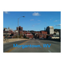 Foto der Skyline-Plakate von Morgantown WV
