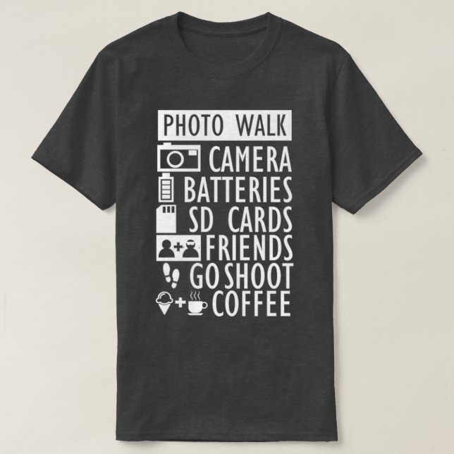 Foto der Straße T-Shirt (Design vorne)