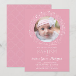 Foto der Taufe, Einladung der Mädchen