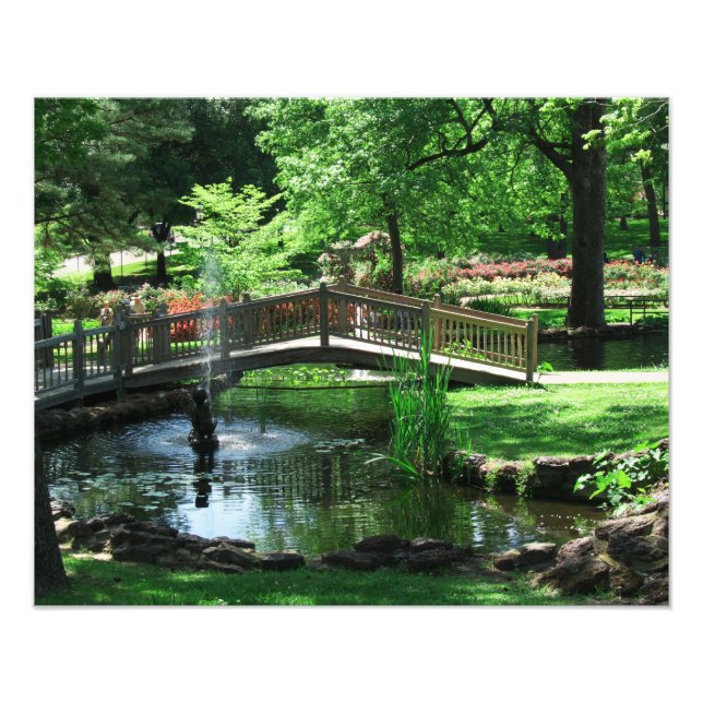 Foto der Teichbrücke (Vorne)