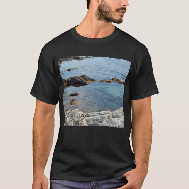 Foto der Tiefsee Transluzente Atlantikgewässer T-Shirt (Vorderseite)