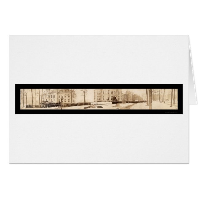 Foto der Universität Indiana 1909 (Vorderseite (Horizontal))