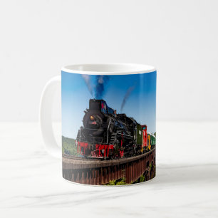 Foto der Vintagen Eisenbahnbrücke Kaffeetasse