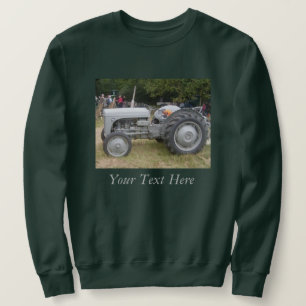 Foto der Vintagen Grauzugmaschine Sweatshirt