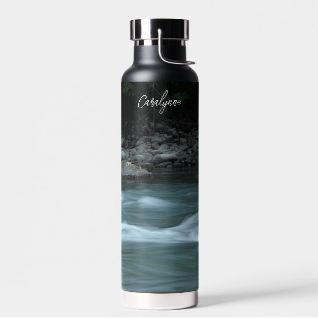 Foto der Wassernatur Personalisiert Trinkflasche (Links)