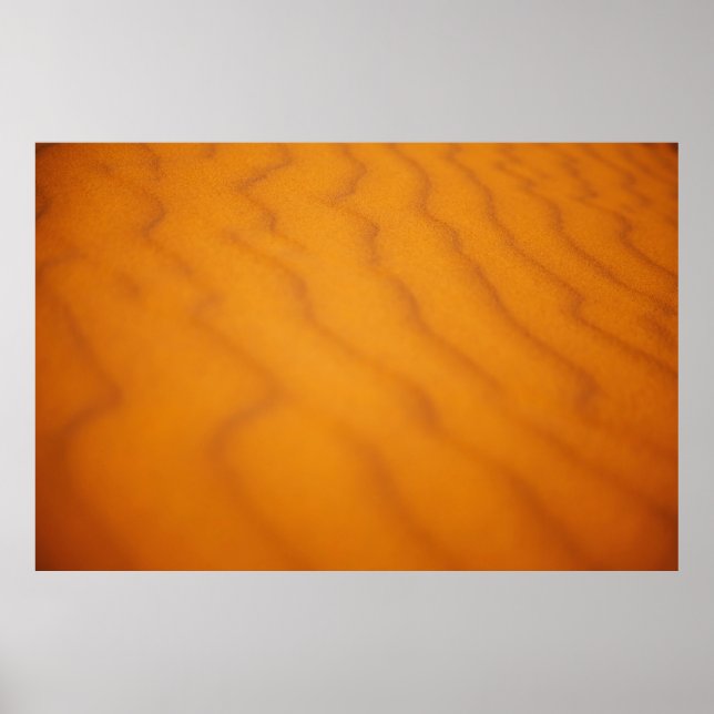 Foto der Wüste Poster (Vorne)
