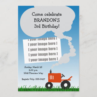 Foto der Zugmaschine Einladung: Rottraktor Einladung