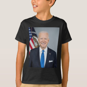 Foto des amerikanischen Präsidenten Joe Biden im W T-Shirt