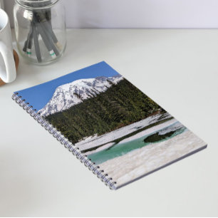 Foto des Berges Rainier und Frozen Notizblock